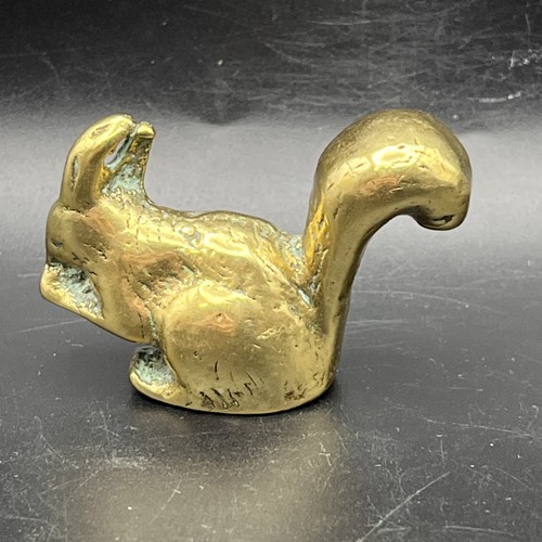 Brass red squirrel - brass,