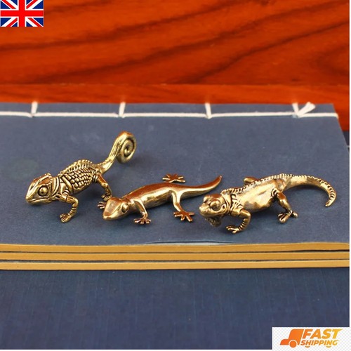 Animal ornament brass - animal, gecko