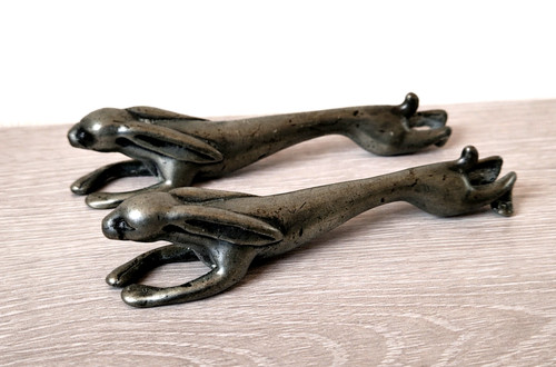 Pair vintage style - of, metal