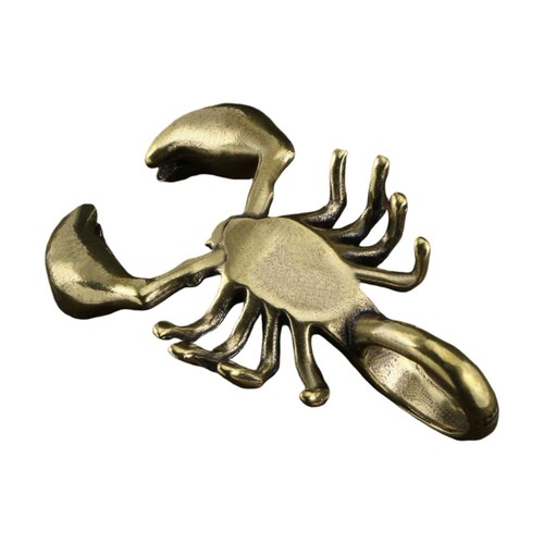 Brass figurine metal scorpion - brass,